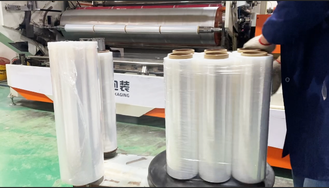 Hand stretch film